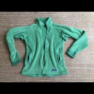 Green Patagonia Fleece Shell Jacket